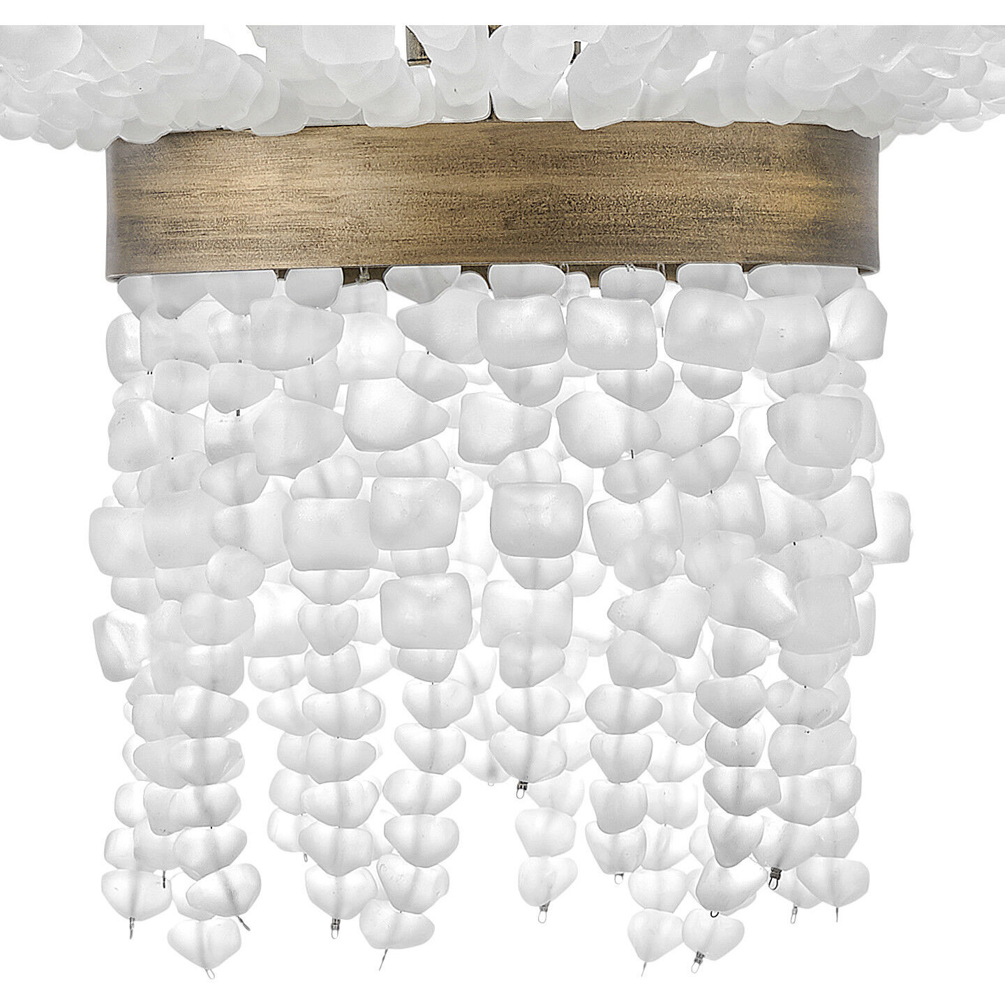 Dune LED 25 inch Burnished Gold Chandelier Ceiling Light